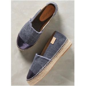 Mint & Rose Denim Espadrille Amalfi Flats